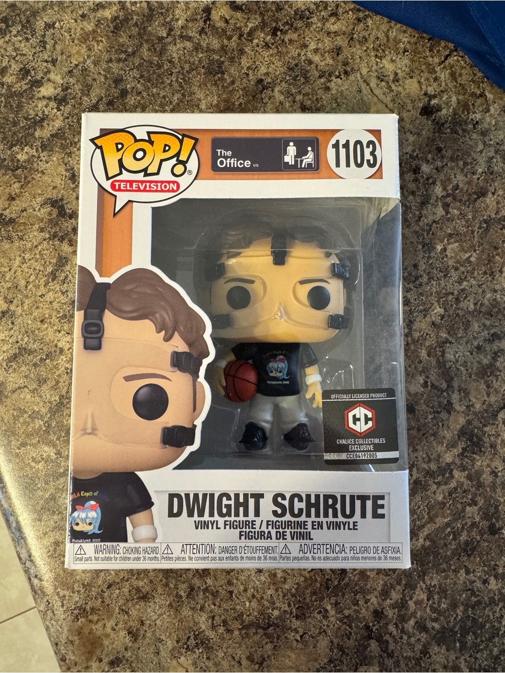 Funko Pop! Television Dwight Schrute Vinyl Figure - Black and Orange Accents